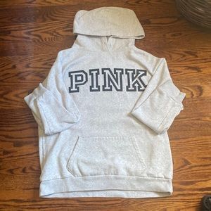pink hoodie